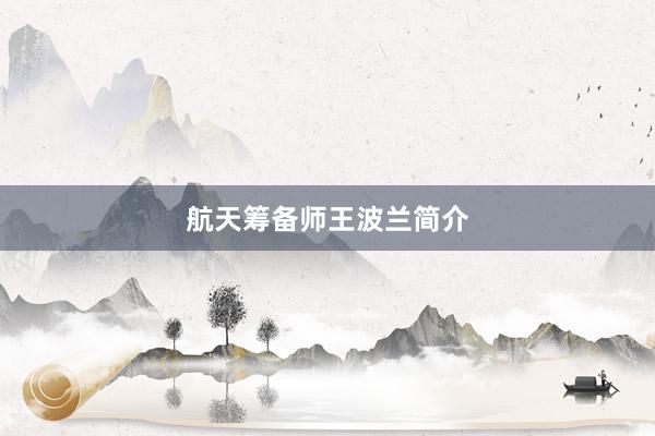 航天筹备师王波兰简介